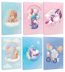 Rüyalar Alemi 6lı 64 Sayfa Çizgili Okul Defteri Seti -3