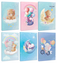 Rüyalar Alemi 6lı 64 Sayfa Çizgili Okul Defteri Seti -4