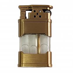 Şeffaf Tanklı Çakmak - Gold