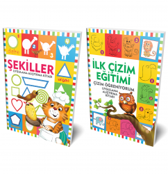 Şekiller ve İlk Çizim Eğitimi 2 Kitap