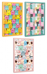 Sivri Kulaklar 3lü 64 Sayfa Çizgili Okul Defteri Seti -8