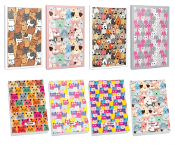 Sivri Kulaklar 4lü 64 Sayfa Çizgili Defter ve 4 Bloknot-14