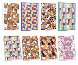 Sivri Kulaklar 4lü 64 Sayfa Çizgili Defter ve 4 Bloknot-4