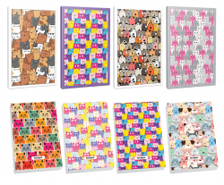 Sivri Kulaklar 4lü 64 Sayfa Çizgili Defter ve 4 Bloknot-9