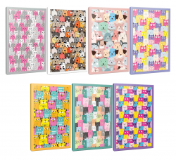 Sivri Kulaklar 7li 64 Sayfa Çizgili Okul Defteri Seti -2