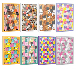 Sivri Kulaklar 8li 64 Sayfa Çizgili Okul Defteri Seti -1