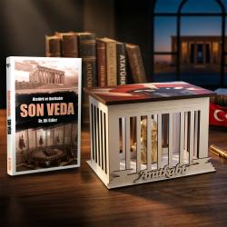 Son Veda ve Atatürk Büstlü Ahşap Anıtkabir Işıklı Maket