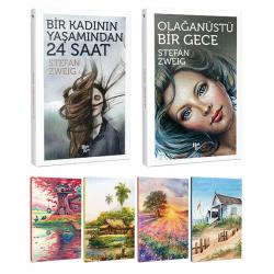 Stefan Zweig 2 Kitap Bir Arada ve 4 Defter -1