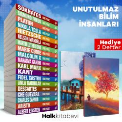 Unutulmaz Bilim İnsanları 19 Kitap ve İkili Manzara Defter