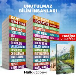 Unutulmaz Bilim İnsanları 30 Kitap ve İkili Manzara Defter
