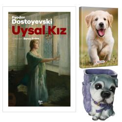 Uysal Kız - Fyodor Dostoyevski ve Dekoratif Köpek Kalemlik - Mutlu Prens Planlama Defteri