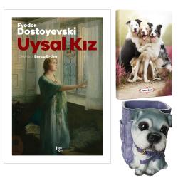 Uysal Kız - Fyodor Dostoyevski ve Dekoratif Köpek Kalemlik - Neşeli Dostlar Planlama Defteri