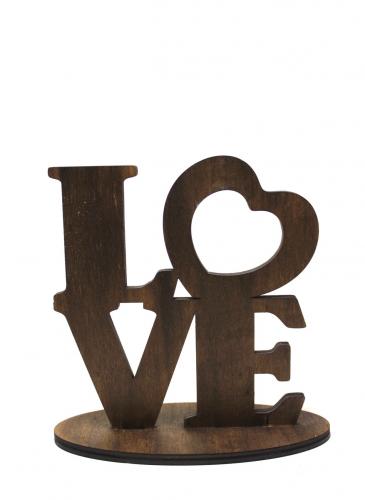 Love Ahşap Biblo