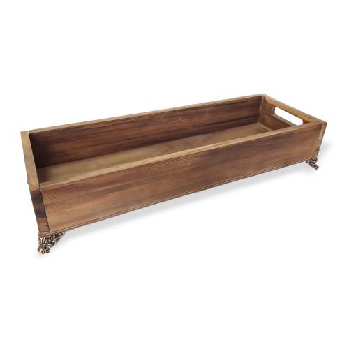 Payitaht Tutacaklı Büyük Ahşap Kasa, Metal Ayaklı - Halkkitabevi