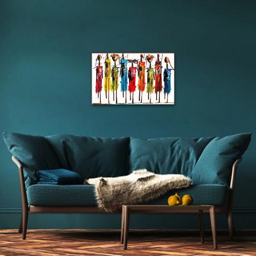 Vera Zenci Kabilesi Baskılı Ahşap Tablo - Halkkitabevi