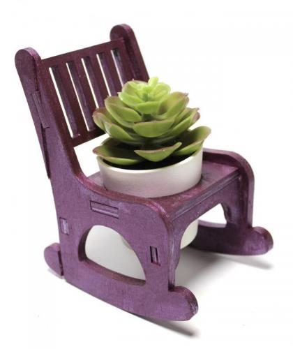 Lora Sallanan Sandalyeli Çiçeklik, Mürdüm