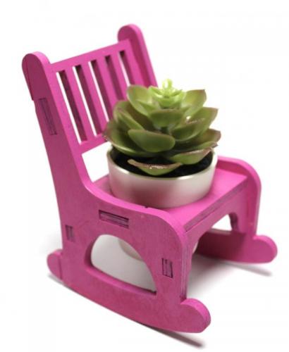 Lora Sallanan Sandalyeli Çiçeklik, Fuşya - Halkkitabevi