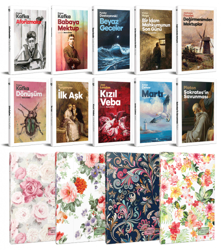 10 Klasik ve 4'lü 64 Sayfa Planlama Defteri Set 3 - Halkkitabevi