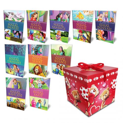 10 Masal ve Kırmızı Hediye Kutusu