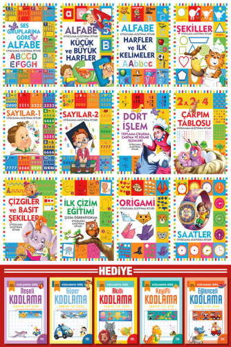 Etkinlik Kitapları Seti ve Akıllı Kodlama Kitap Seti - Halkkitabevi