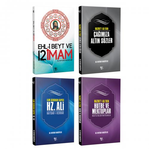 Hz. Ali ve 12 İmam Seti - 4 Kitap - Halkkitabevi
