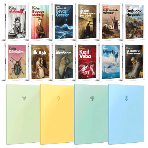 12 Dünya Klasiği 4 Defter Set 1