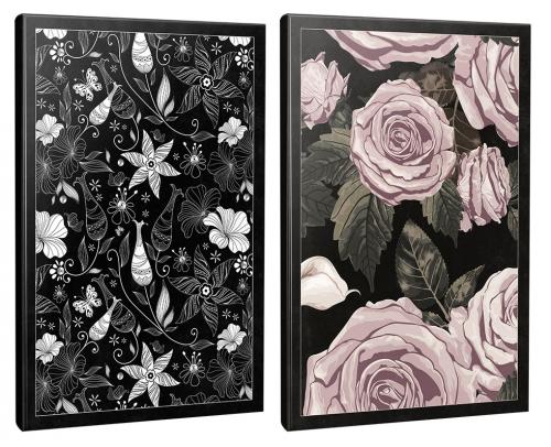 2'li Çizgili Okul Defteri Seti -Kelebeğin Dünyası-Kara Gül