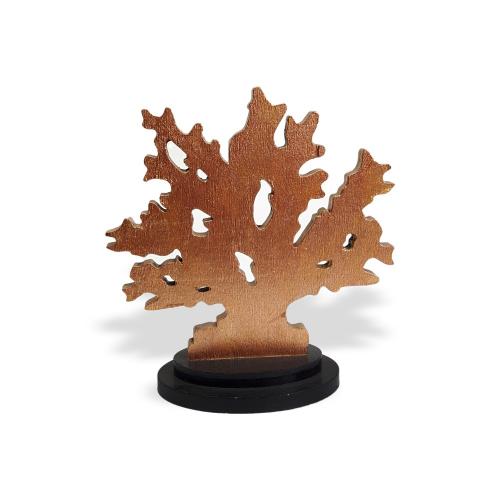 Dekoratif Ahşap Mercan, Bakır Renk - Halkkitabevi