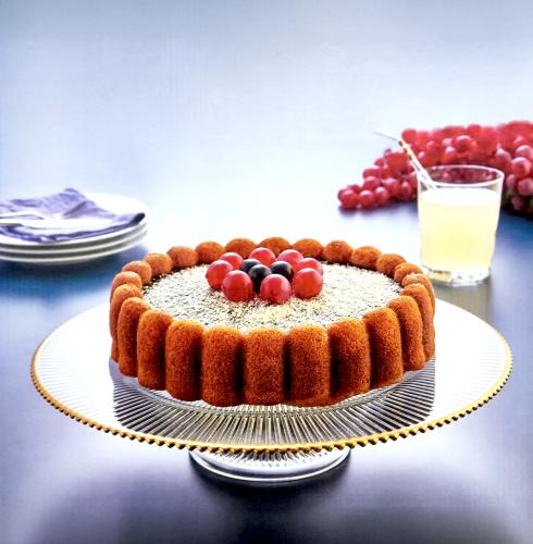 Rustik Salata Kasesi - Büyük Boy 26 cm ve Ayaklı Pasta Kek Standı 33 c