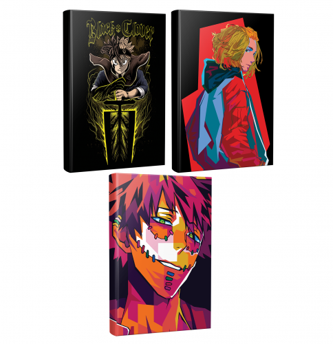 3 Defter Black Clover - Tokyo Revengers - Surabaya