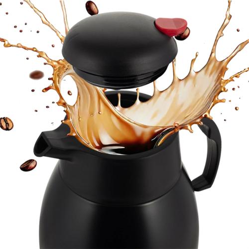 Paslanmaz Çelik Çay Termosu - Siyah - 1500 ml - Halkkitabevi