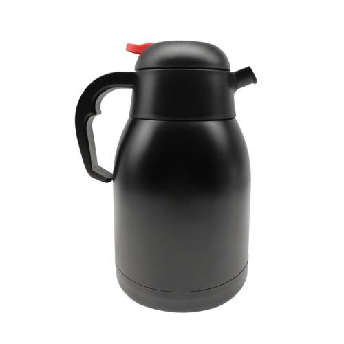 Paslanmaz Çelik Çay Termosu - Siyah - 1500 ml - Halkkitabevi