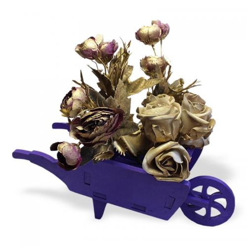 El Arabası Çiçeklik , Mor - Halkkitabevi