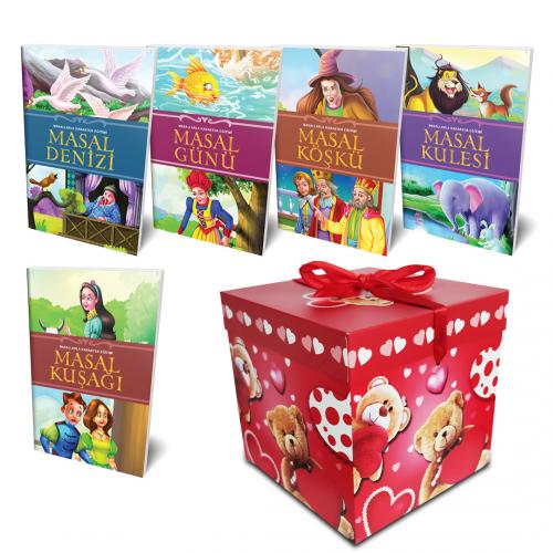 5 Masal ve Kırmızı Hediye Kutusu
