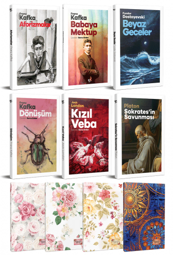 6 Klasik ve 4'lü 64 Sayfa Planlama Defteri Set 1