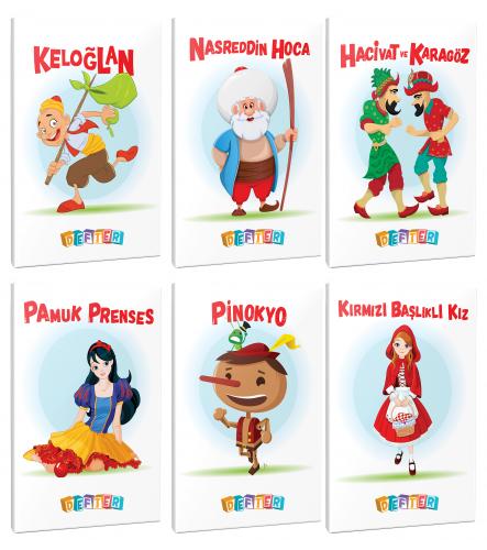 6'lı 64 Sayfa 13,5x19,5 Okul Defteri Seti 4 - Halkkitabevi