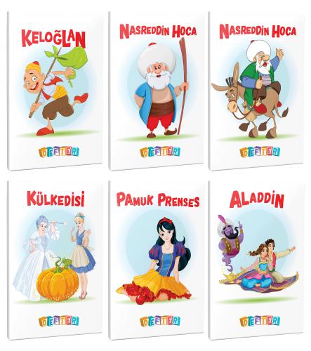 6'lı 64 Sayfa 13,5x19,5 Okul Defteri Seti 8 - Halkkitabevi