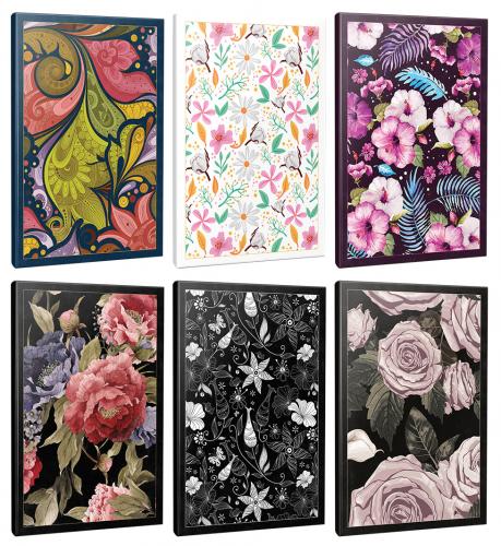 6'lı Çizgili Okul Defteri Seti -Yaz Bahçesi-Saklı Bahçe-Retro-Kelebeğin Dünyası-Kara Gül-Cümbüş