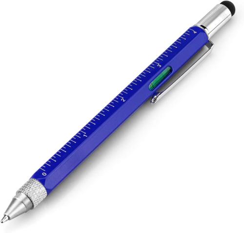 Su Terazili,Cetvelli ve Tornavidalı Mühendis Kalem Mavi - Halkkitabevi