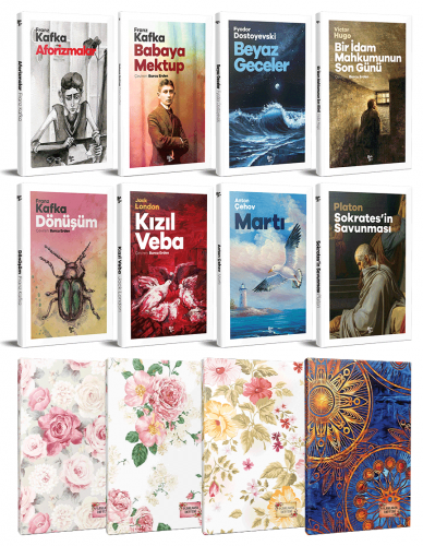 8 Klasik ve 4'lü 64 Sayfa Planlama Defteri Set 1 - Halkkitabevi