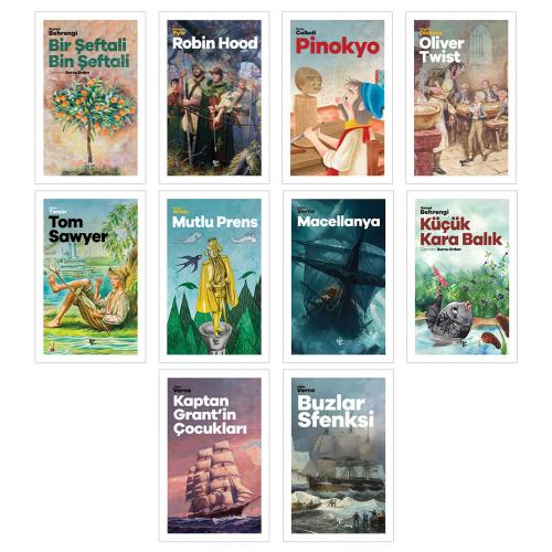 Muhteşem Çocuk Klasikleri 10 Kitap Bir Arada - Halkkitabevi