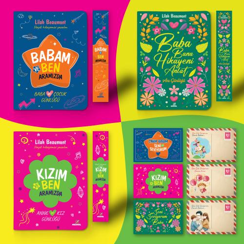 Baba Kız Arasında - Ayraç ve Kartpostal İlaveli
