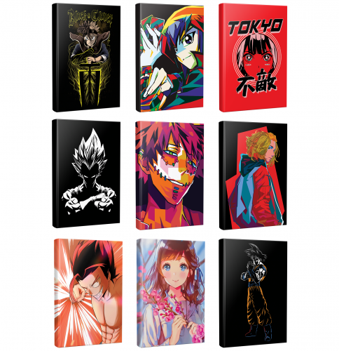 9 Defter Dragon Ball-Black Clover-Gambit-Fearless-Tokyo Revengers-Goku