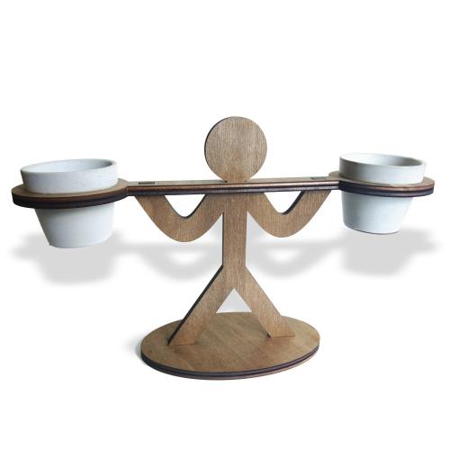 Adam Desenli Beton Saksı Standı - Halkkitabevi Adam Desenli Beton Saksı Standı - Halkkitabevi