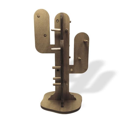 Ahşap Kaktüs Takı Standı