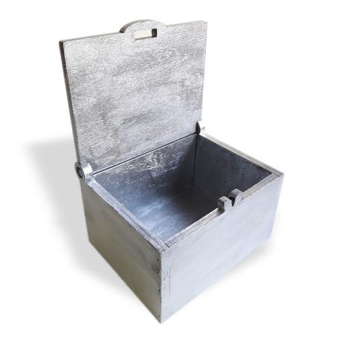 Ahşap, Kapaklı Kutu, Gümüş - Halkkitabevi