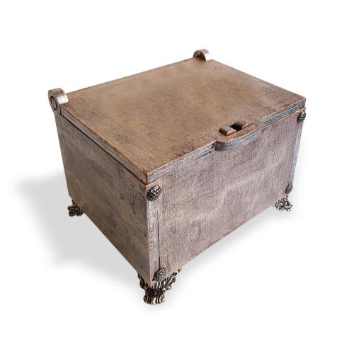 Ahşap, Kapaklı Kutu, Payitaht Ayaklı, Bakır - Halkkitabevi