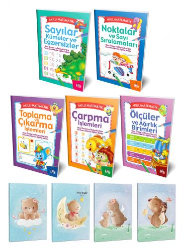 Akıllı Matematik 5li Kitap Seti ve 4 Defter-4
