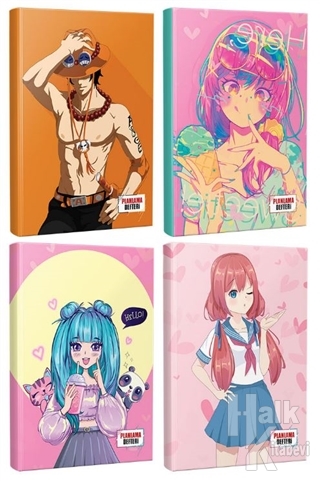 Anime Planlama Defteri Seti 4'lü