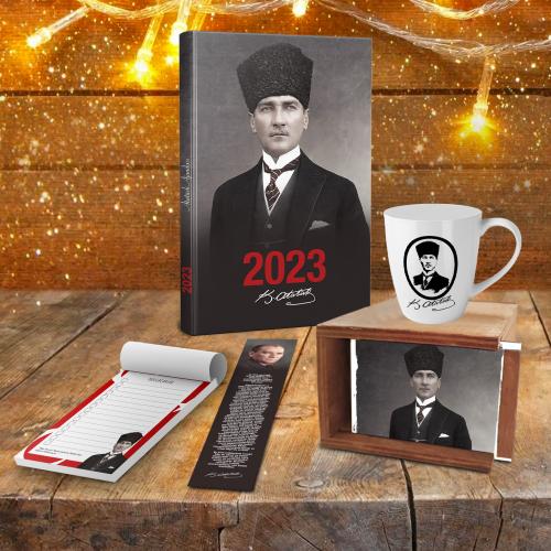 Atatürk Hediye Seti - Kutulu Fincan - Halkkitabevi